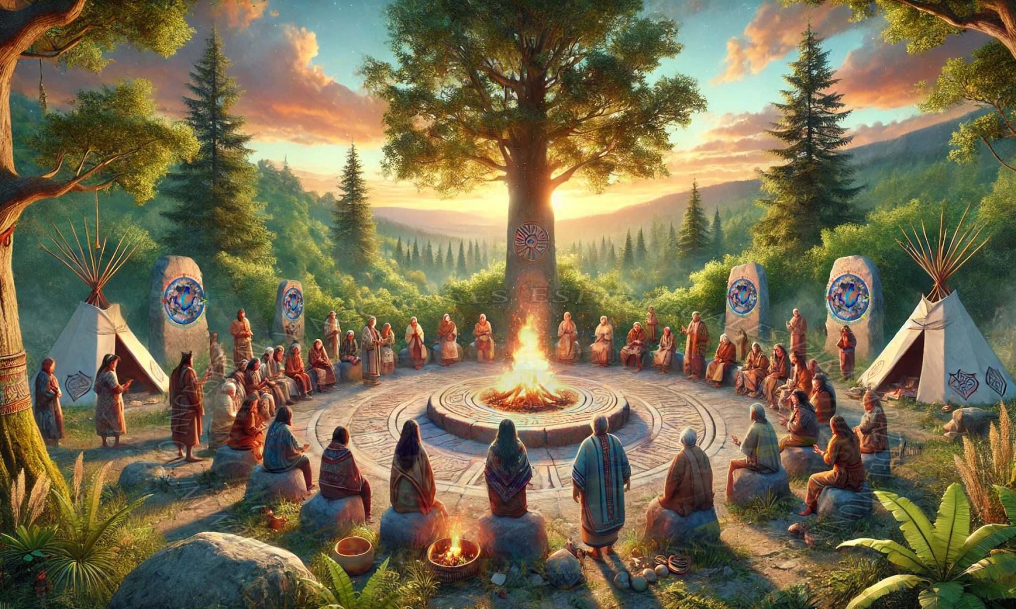 "Humanismo Ancestral y Acciones Espirituales para la Paz del Mundo"